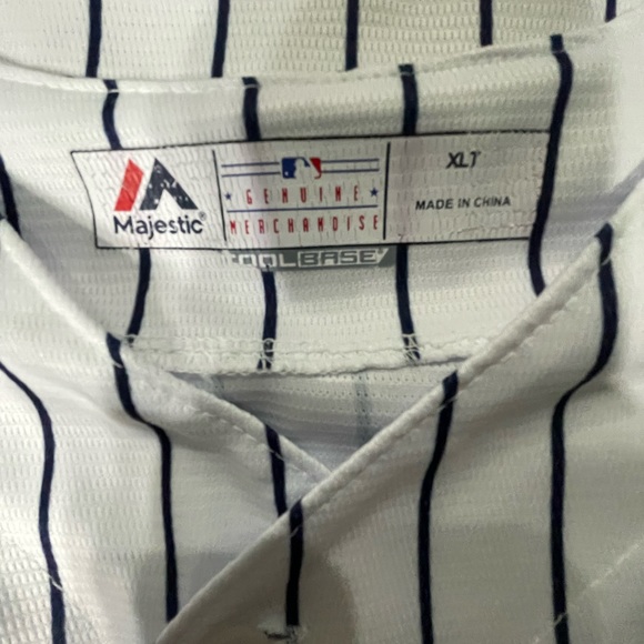 New York Yankees Baseball Jersey, size XLT Blue and White! - Picture 4 of 9